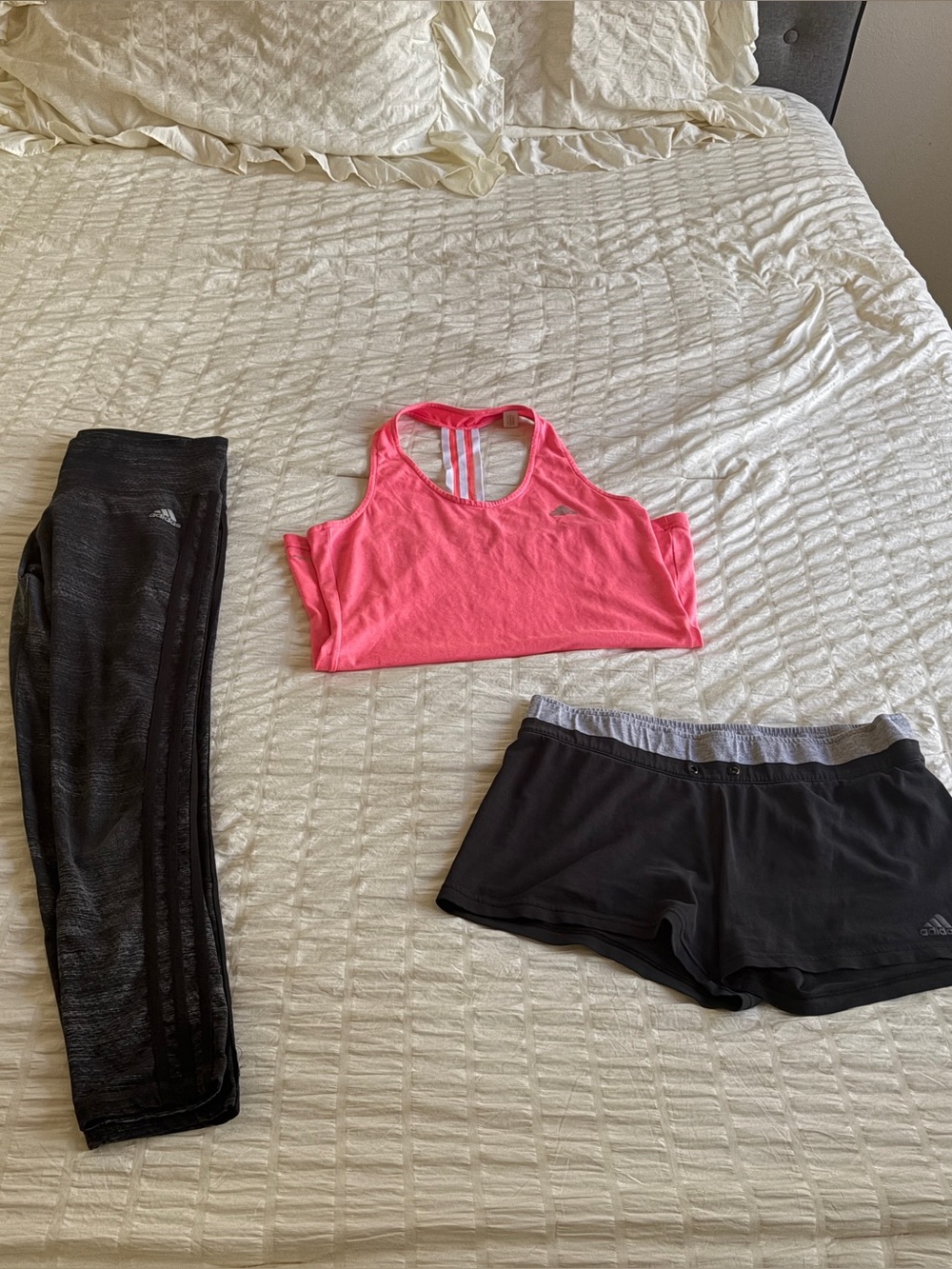 Adidas 3 Piece Workout Bundle Pink
